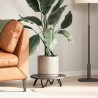 Pieds en épingle à cheveux pour table basse 4 pièces Noir 10 cm Acier massif 568537568537