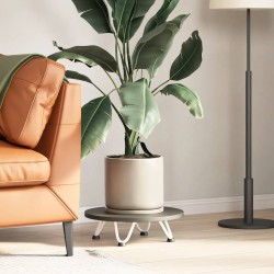 Pieds en épingle à cheveux pour table basse 4 pièces Blanc 10 cm Acier massif 568538568538
