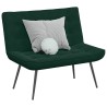 Banc gris foncé 110x74x84 cm velours 568539568539