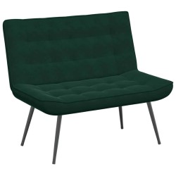 Banc gris foncé 110x74x84 cm velours 568539568539