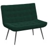 Banc gris foncé 110x74x84 cm velours 568539568539