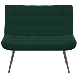 Banc gris foncé 110x74x84 cm velours 568539568539
