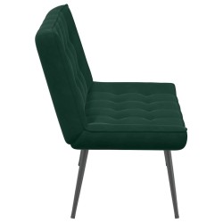 Banc gris foncé 110x74x84 cm velours 568539568539