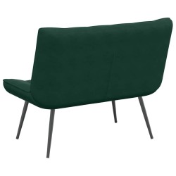Banc gris foncé 110x74x84 cm velours 568539568539