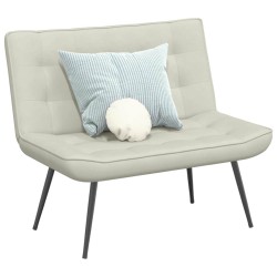 Banc crème 110x74x84 cm velours 568545568545