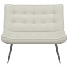 Banc crème 110x74x84 cm velours 568545568545
