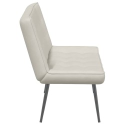Banc crème 110x74x84 cm velours 568545568545