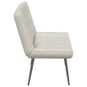 Banc crème 110x74x84 cm velours 568545568545