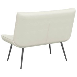 Banc crème 110x74x84 cm velours 568545568545