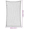 Filet pour remorque avec corde élastique noir 5x3 m PP 568546568546