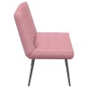 Banc rose 110x74x84 cm velours 568548568548