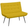 Banc jaune 110x74x84 cm velours 568550568550