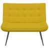 Banc jaune 110x74x84 cm velours 568550568550
