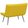 Banc jaune 110x74x84 cm velours 568550568550