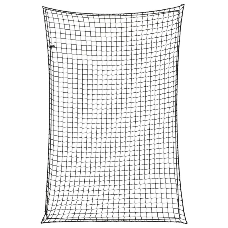 Filet pour remorque avec corde élastique noir 3x2 m PP 568555568555