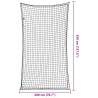 Filet pour remorque avec corde élastique noir 3,5x2 m PP 568556568556