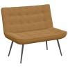 Banc marron 110x74x84 cm velours 568557568557