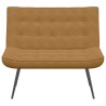 Banc marron 110x74x84 cm velours 568557568557