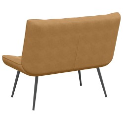 Banc marron 110x74x84 cm velours 568557568557