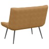 Banc marron 110x74x84 cm velours 568557568557