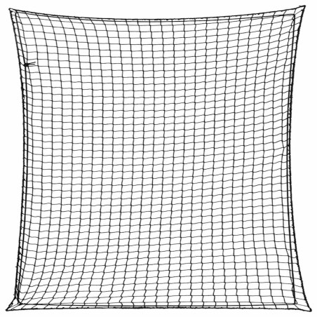 Filet pour remorque avec corde élastique noir 3x3 m PP 568558568558