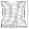 Filet pour remorque avec corde élastique noir 3x3 m PP 568558568558