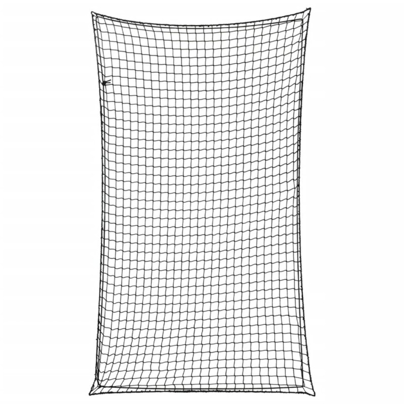 Filet pour remorque avec corde élastique noir 6x3,5 m PP 568559568559