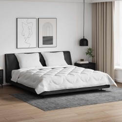 Couette avec oreiller 3 pcs Blanc Microfibre 568568568568