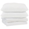 Couette avec oreiller 3 pcs Blanc Microfibre 568596568596