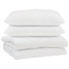 Couette avec oreiller 3 pcs Blanc Microfibre 568613568613