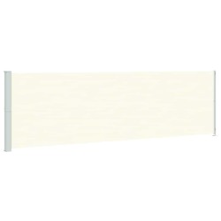 Auvent latéral rétractable de patio 180x600 cm Crème 568618568618