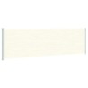 Auvent latéral rétractable de patio 180x600 cm Crème 568618568618