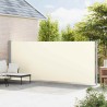 Auvent latéral rétractable de patio 180x600 cm Crème 568618568618
