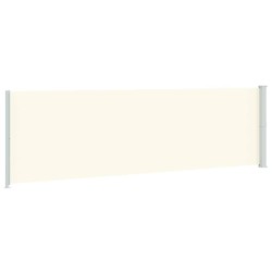 Auvent latéral rétractable de patio 180x600 cm Crème 568618568618