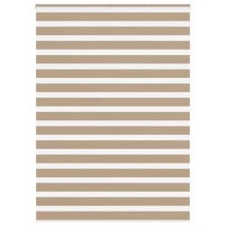 Store zèbre marron sable largeur du tissu 150,9 cm polyester 568619568619