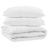 Couette avec oreiller 3 pcs Blanc Microfibre 568631568631