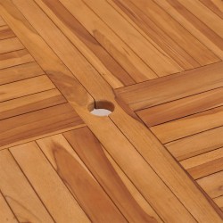Table à dîner de jardin 110x110x75 cm Bois massif de teck 568633568633