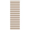 Store zèbre marron sable largeur du tissu 70,9 cm polyester 568635568635