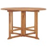 Table à dîner de jardin pliable Ø110x75 cm Bois massif de teck 568645568645