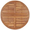 Table à dîner de jardin pliable Ø110x75 cm Bois massif de teck 568645568645