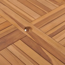 Table à dîner de jardin 110x110x75 cm Bois massif de teck 568652568652