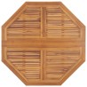 Table à dîner de jardin pliable 110x110x75 cm Teck massif 568661568661