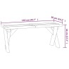 Banc de jardin 110 cm Bois de pin imprégné 568670568670