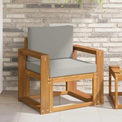 Canapé d’extérieur Bois d'acacia massif et polyester 568672568672