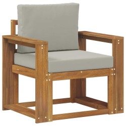 Canapé d’extérieur Bois d'acacia massif et polyester 568672568672