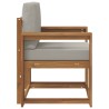 Canapé d’extérieur Bois d'acacia massif et polyester 568672568672