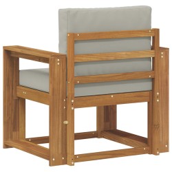 Canapé d’extérieur Bois d'acacia massif et polyester 568672568672