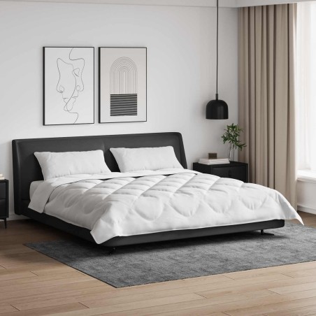 Couette avec oreiller 3 pcs Blanc Microfibre 568676568676