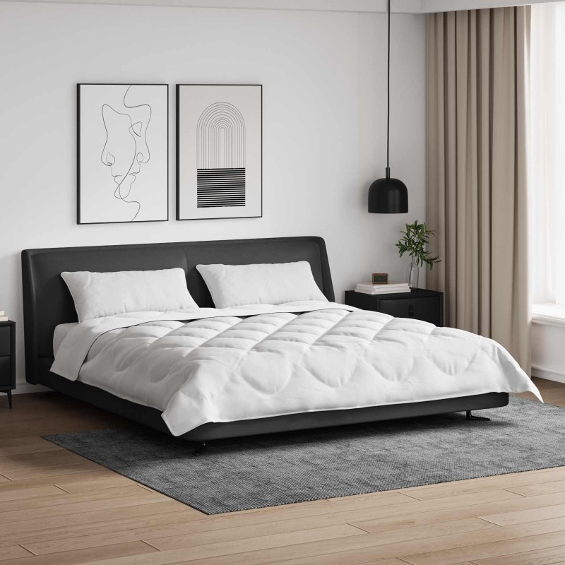 Couette avec oreiller 3 pcs Blanc Microfibre 568760568760
