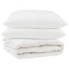 Couette avec oreiller 3 pcs Blanc Microfibre 568765568765